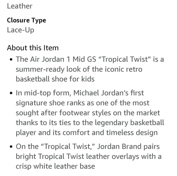 NWOT Men's Jordan 1 Mid Tropical Twist Igloo - Picture 8 of 9